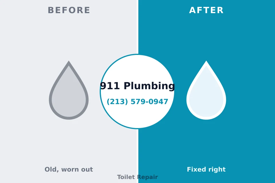Before and after: plumbing company Washington, WV
